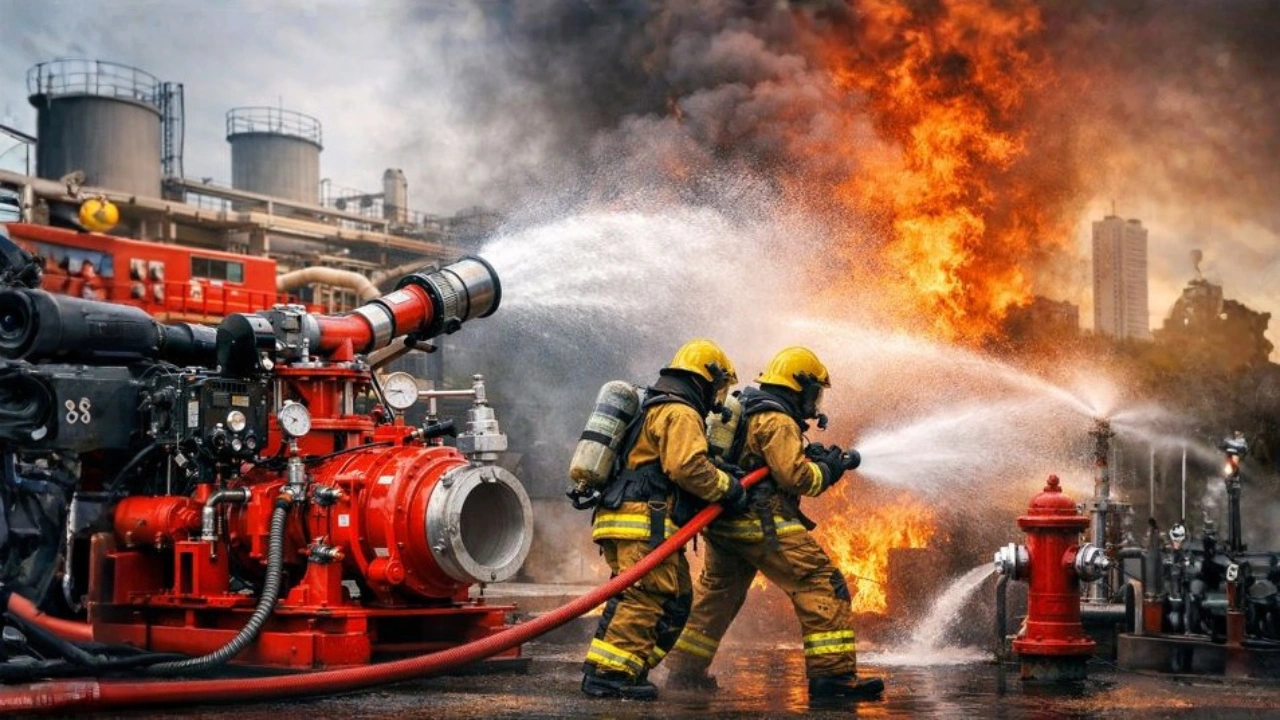 high pressure water pumps for fire fighting