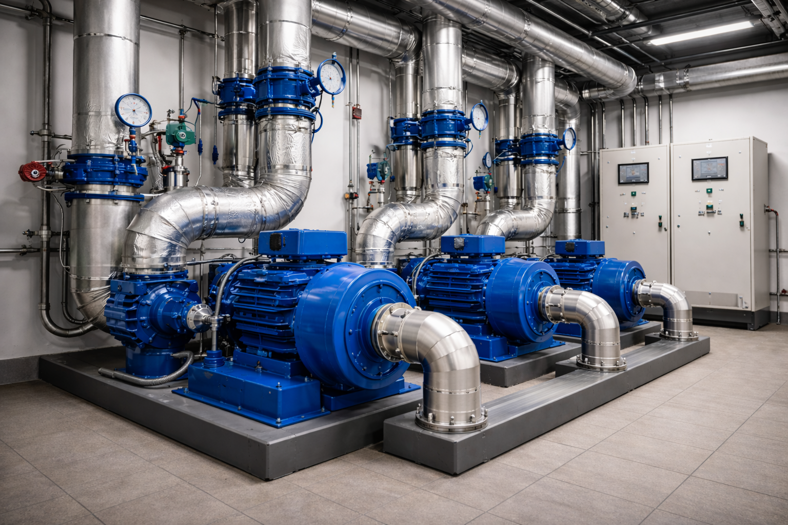 Chilled water pumps