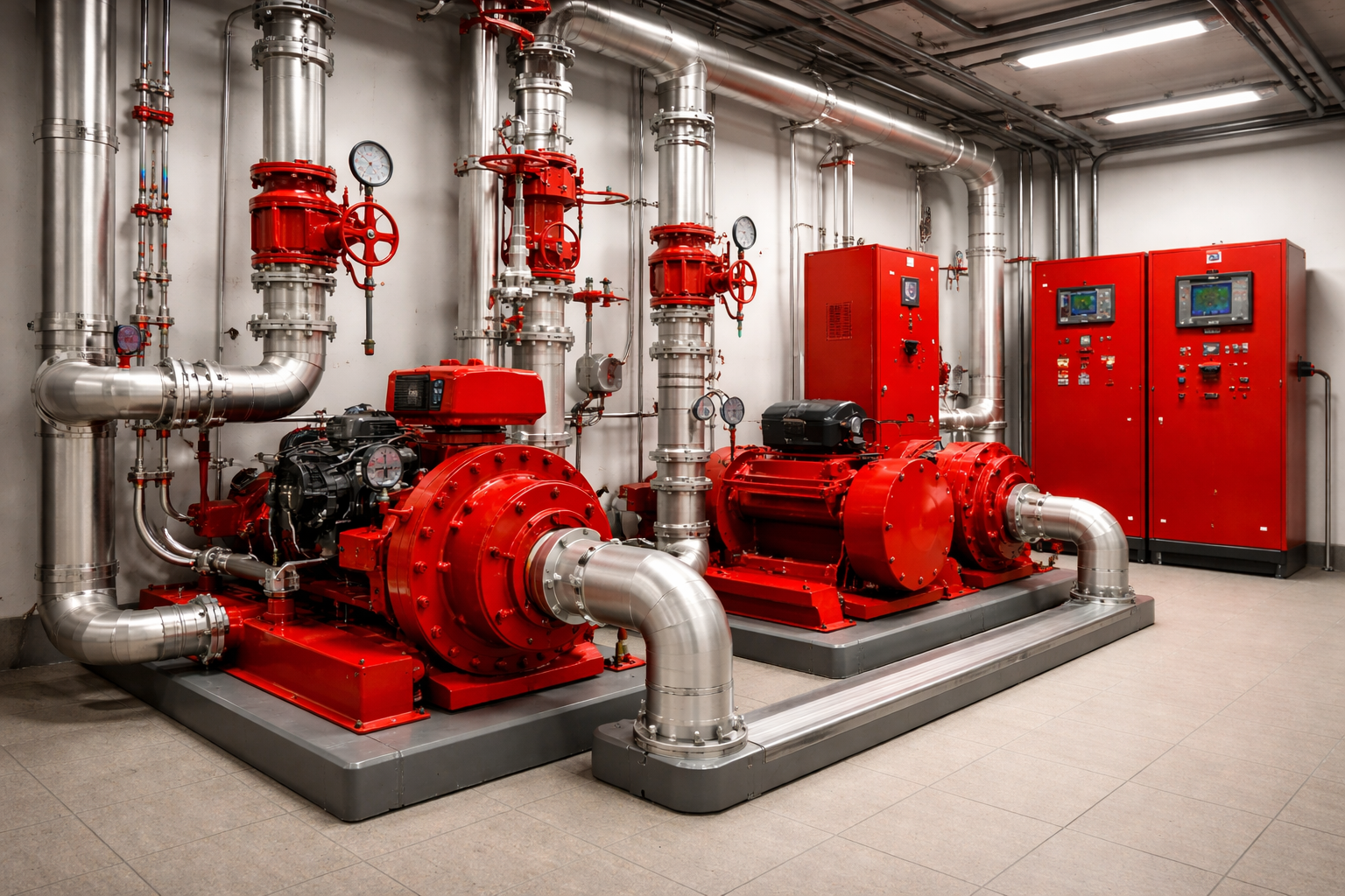 modern fire fighting pump